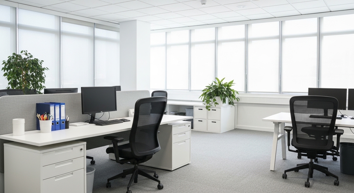 סביבת עבודה נקייה ומסודרת